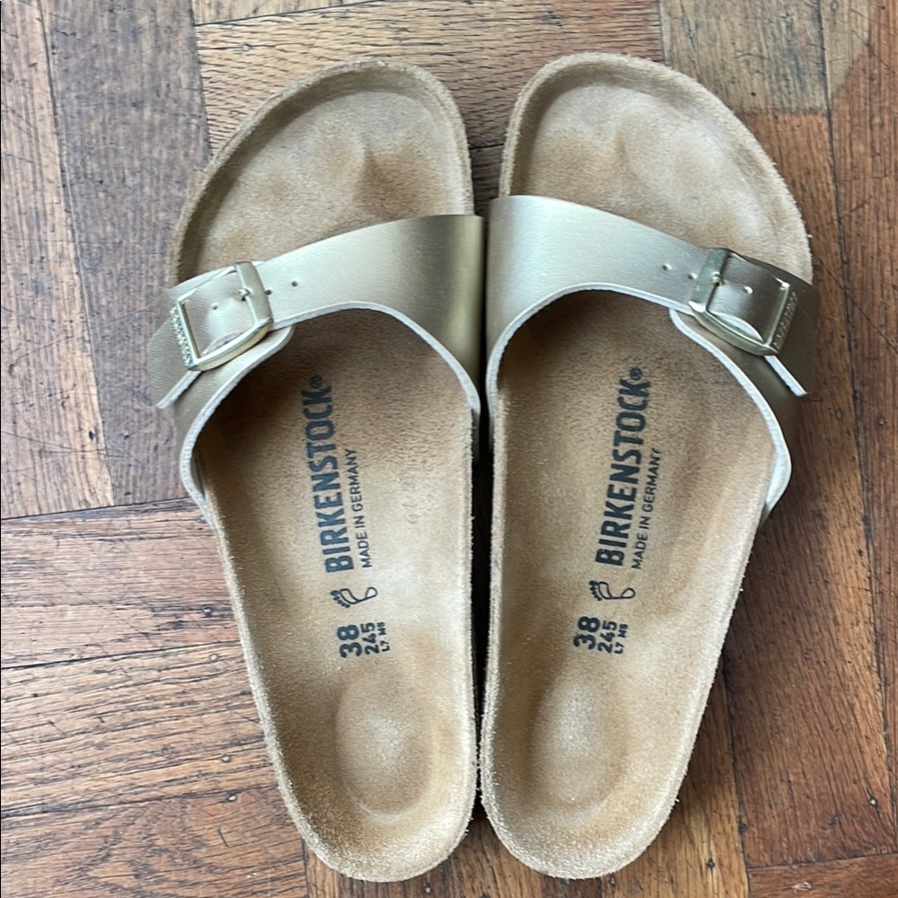 Birkenstock Madrid Gold Sandals